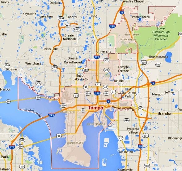 Tampa Homes For Sale Map Search - TampaHomesSold.com