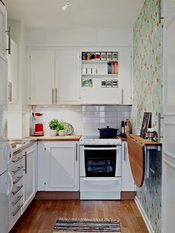 Taking advantage of Space in a tiny Kitchen